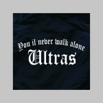 Ultras - You il never walk alone - plavkové pánske kraťasy s pohodlnou gumou v páse a šnúrkou na dotiahnutie vhodné aj ako klasické kraťasy na voľný čas